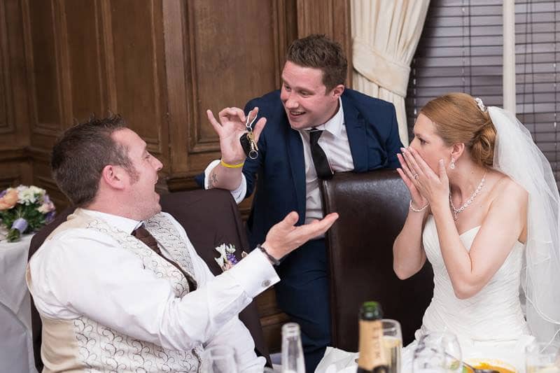 Guests reacting to Mark Webb