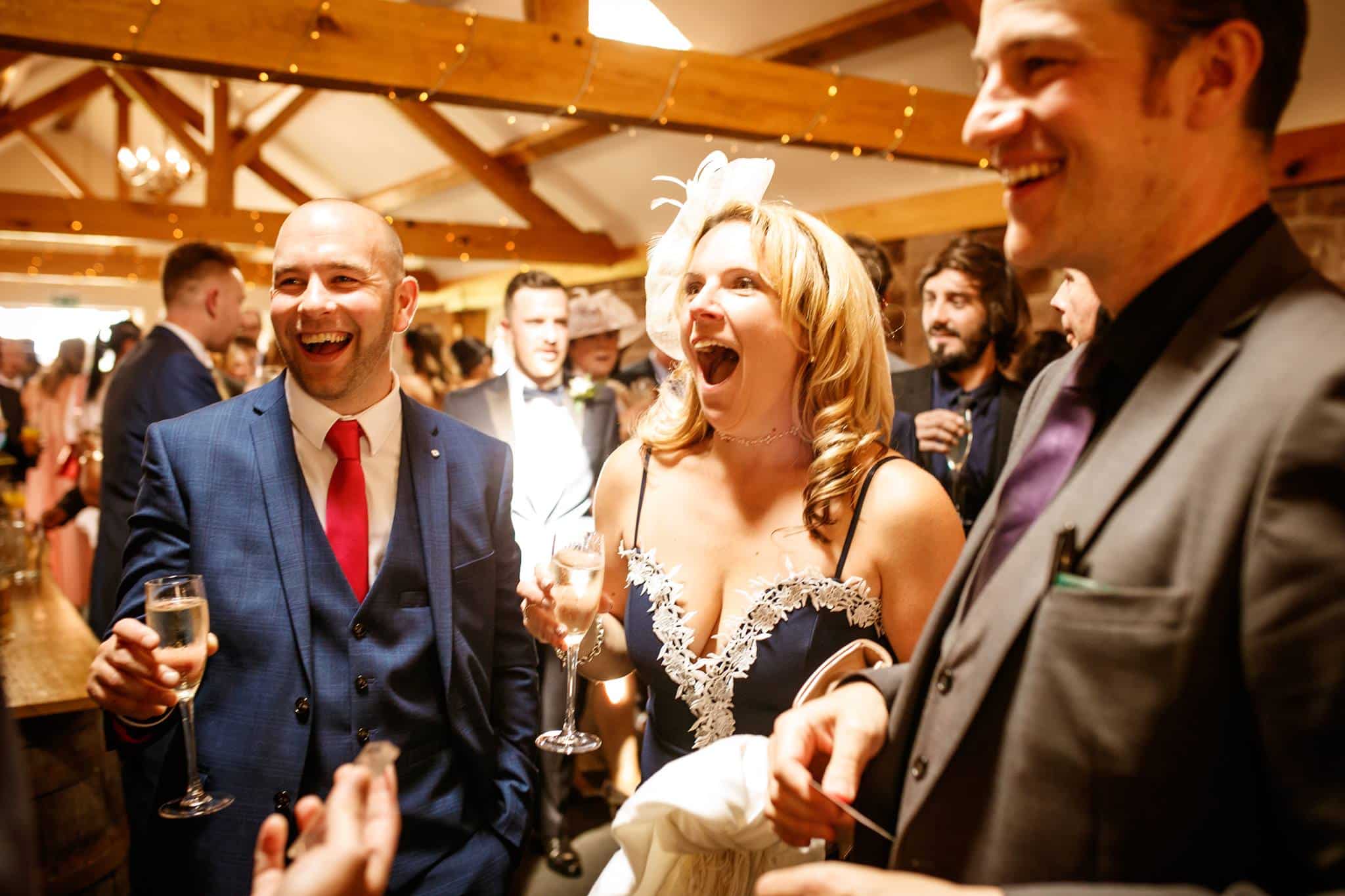 Bride reaction to magic