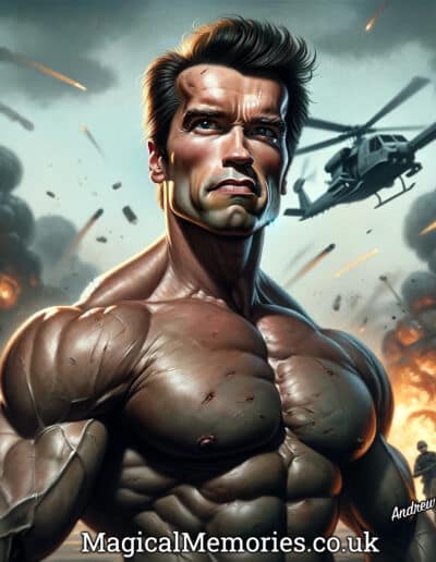 Arnold Schwarzenegger Caricature