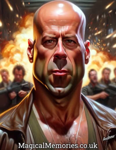 Bruce Willis Caricature V2