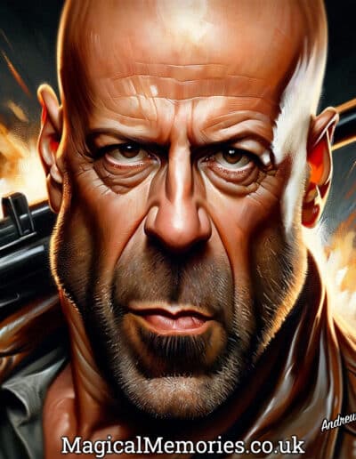 Bruce Willis Caricature V3