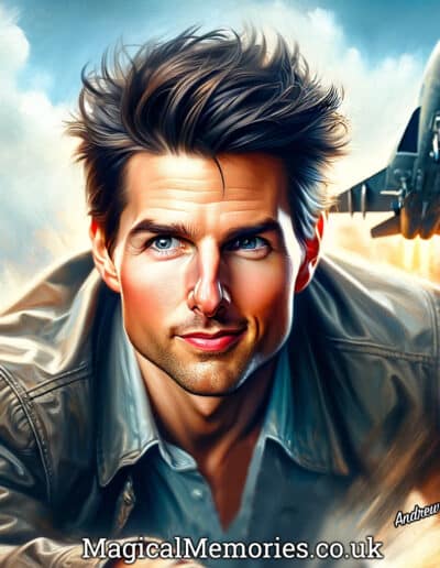 Tom Cruise Caricature