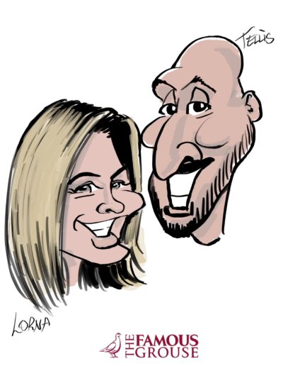 ipad caricatures