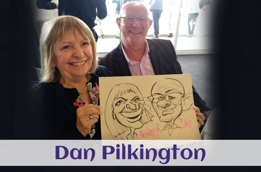 Dan Pilkington, wedding caricaturist