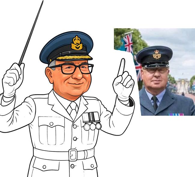 First conductor caricature draft