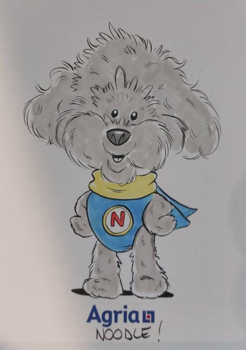 Davey's dog caricature example 6