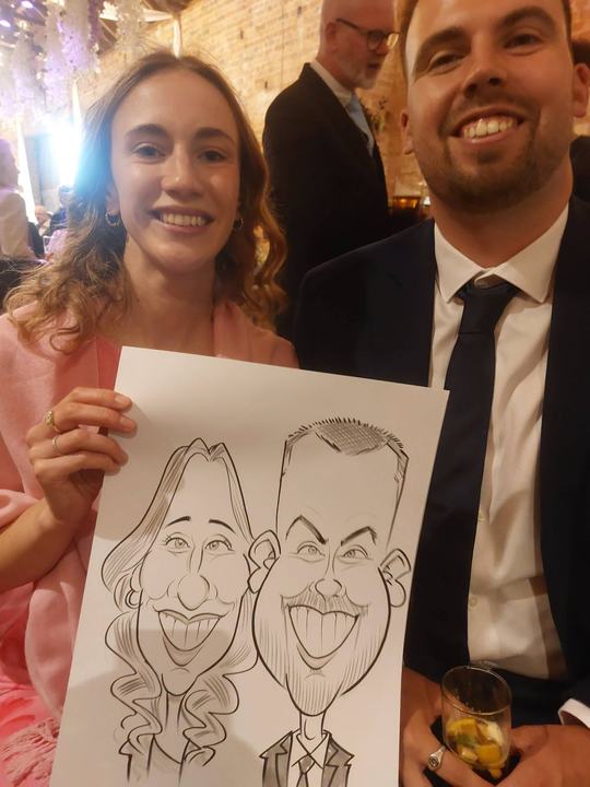 Easel Caricatures example 20