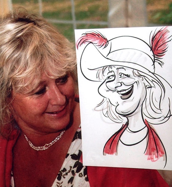 wedding caricaturist Hire