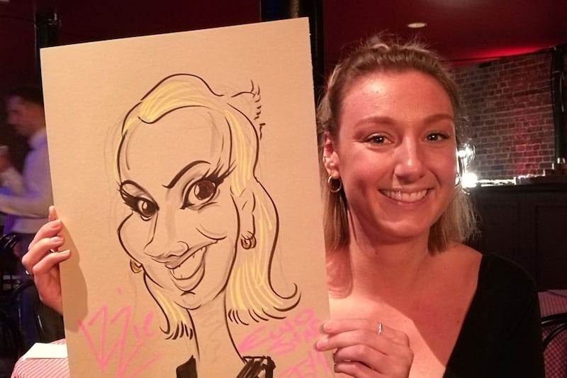 wedding caricaturist Hire