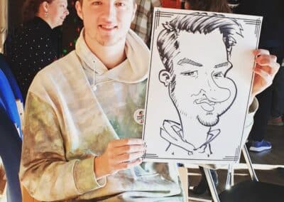Christmas Party Caricature Entertainment - Hastings (1)