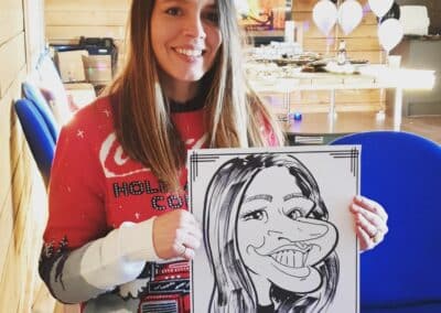 Christmas Party Caricature Entertainment - Hastings (8)