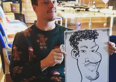 Christmas Party Caricature Entertainment - Hastings (9)