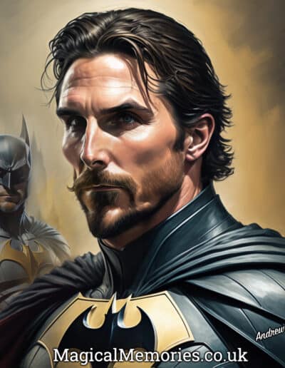 Christian Bale as Batman Caricature V2