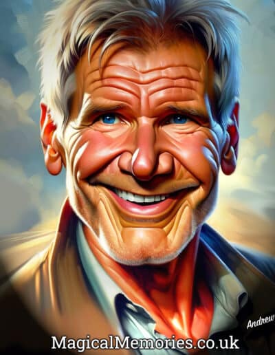 Harrison Ford Indiana Jones CAricature