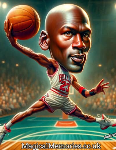 Michael Jordan Caricature
