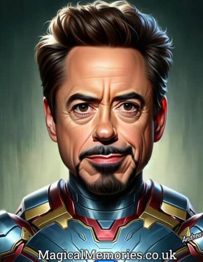 Robert Downey Jr Caricature