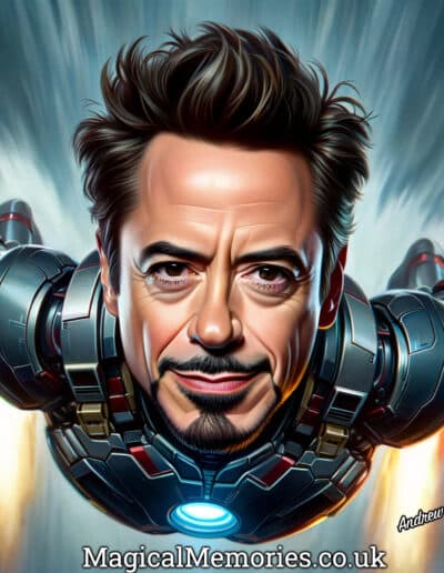 Robert Downey Jr Caricatures